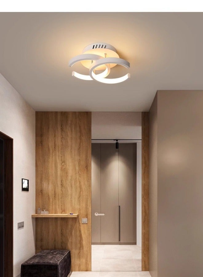 Ceiling light corridor light Corridor light Creative porch crystal light balcony modern simple Nordic bedroom light  - Image 5