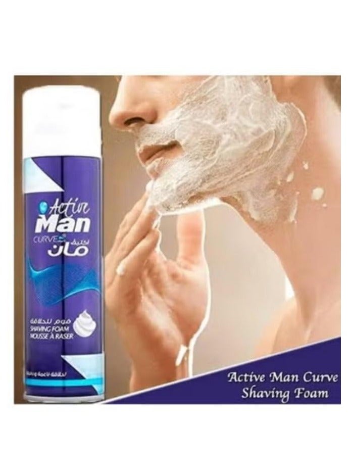 اكتيف مان فوم للحلاقة كيرف من اكتيف مان 200 مل - Image 2
