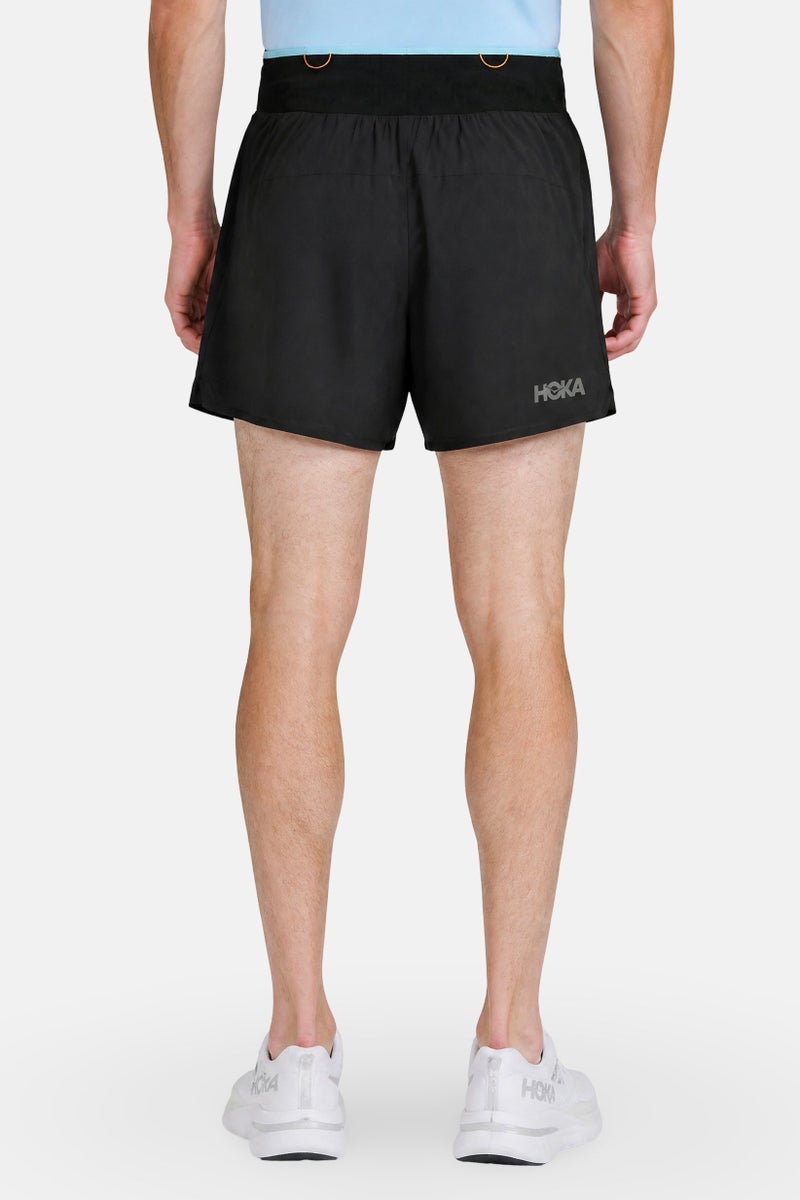 Hoka Men Sportswear Fit Training Shorts, Black - Image 3