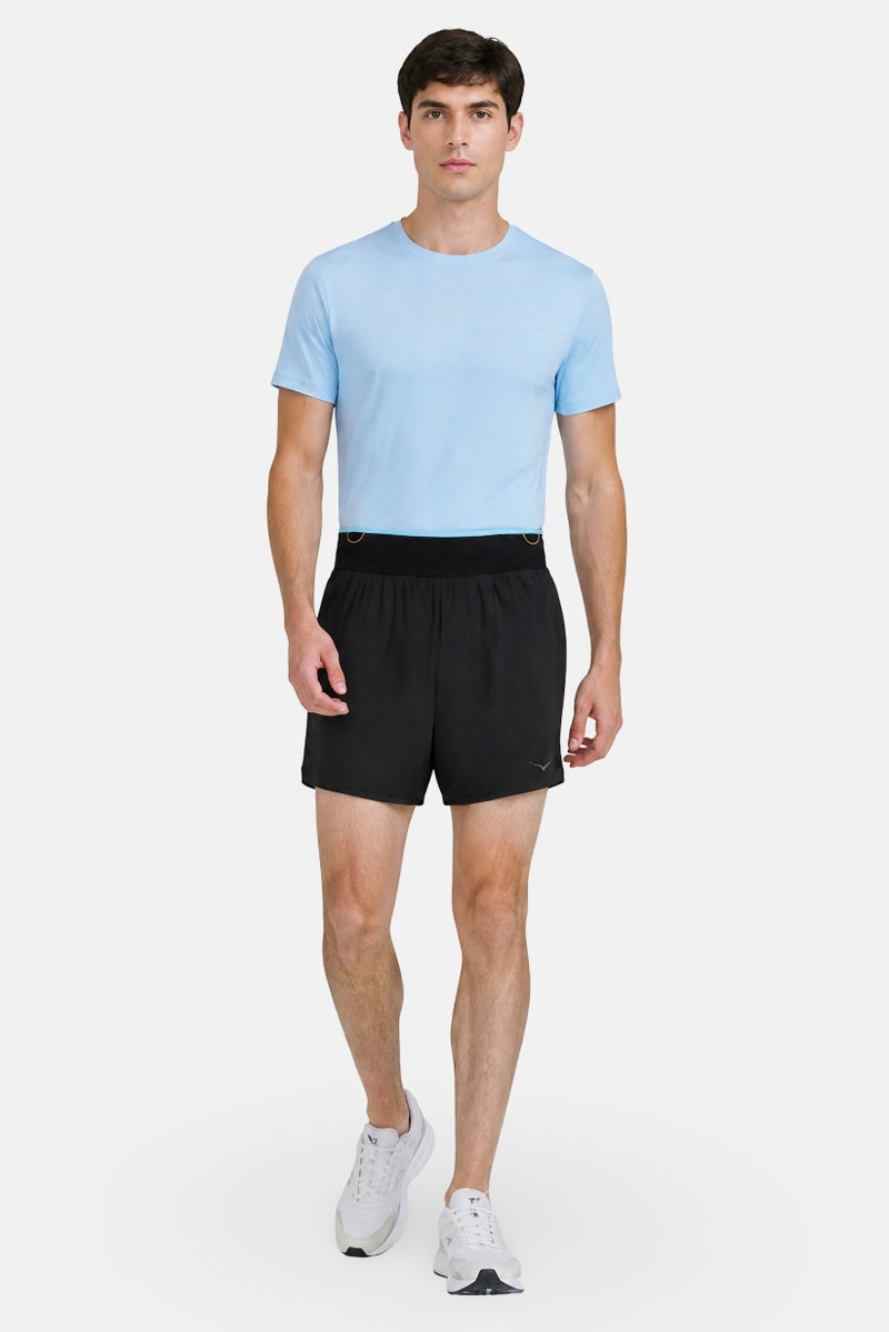 Hoka Men Sportswear Fit Training Shorts, Black - Image 2