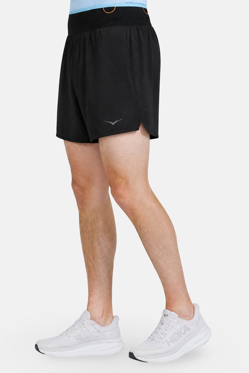 Hoka Men Sportswear Fit Training Shorts, Black - Image 5