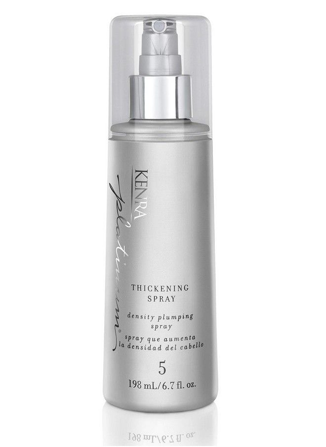 Kenra Professional Kenra Platinum Thickening Spray 5 ; Volumizing Styler ; Desnsity Plumping Spray ; Increases Hair Thickness Up To 96% ; Humidity Protection & Frizz Taming ; All Hair Types ; 6.7 Fl. Oz  - Image 1