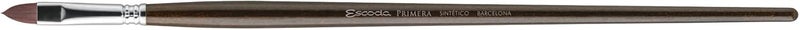 Escoda Primera Series 4160 Artist Oil and Acrylic Paint Brush Synthetic Maroon Teijin Filament Filbert Size 26 - Image 1