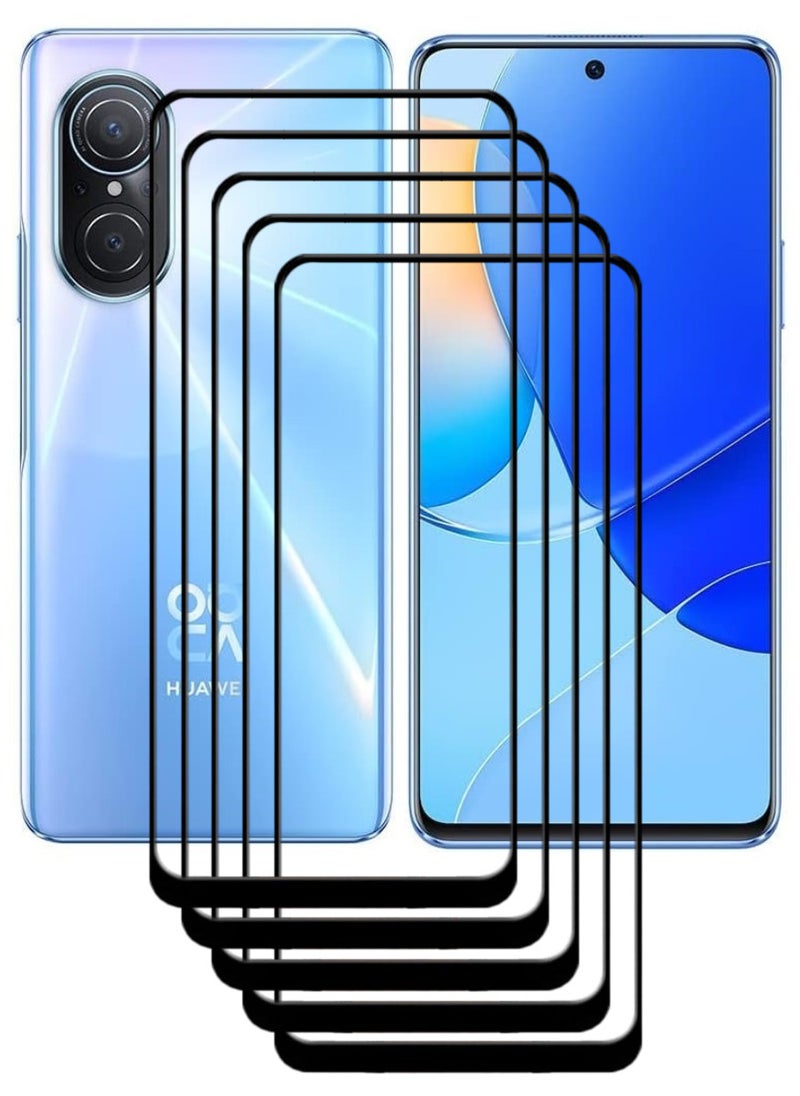 ACLIX 5 Pieces Antistatic ESD Dustproof Premium Quality High Definition Tempered Glass Screen Protector Designed For Huawei nova 9 SE - Image 1