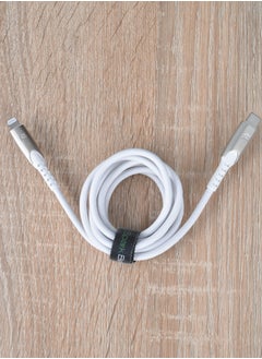 سبارك بيري كيبل ايفون ( PD) Type-C ربل ( TPE ) أبيض  - Image 3