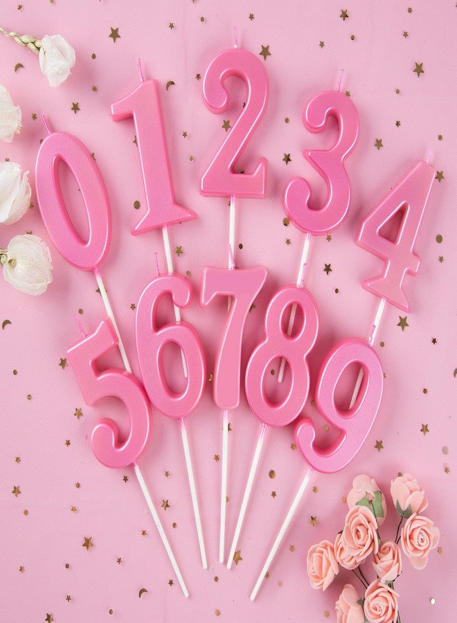 PHD CAKE 2.76 Inch Modern Pink 2 Number Birthday Candles, Pink Number Candles, Cake Number Candles, Party Celebration - Image 3