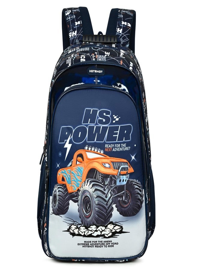 HOT SHOT HSPOWER_1820|school bag for boys|kid bag|bag for girls|backpack for boys|19 INCH|water resistant|36 L school bag - Image 1