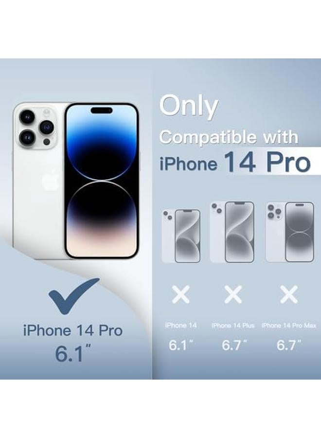 Jetech Ultra Slim 0.35Mm Thin Case For Iphone 14 Pro 6.1 Inch Camera Lens Cover Full Protection Lightweight Matte Finish Pp Hard Minimalist Case Support Wireless Charging White - Image 2