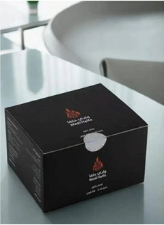 fan baytk Wadi Halfa Black Incense Charcoal Round Large Size Fast Ignition 50mm Box Contains 60 Pieces 
