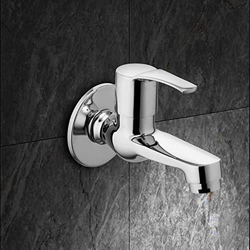ALTON ESA9205 Brass Bib Cock Short Body with Wall Flange, Chrome Finish - Image 4