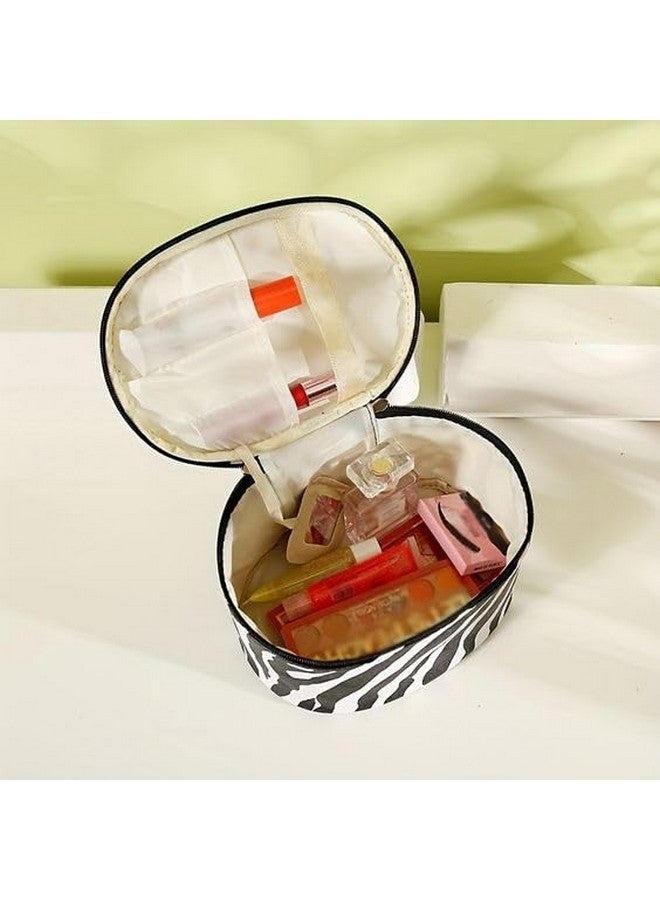 Plenteous Cosmetic and Jewelry Storage Case Set - Waterproof PU Leather Floral Makeup Bag, Large Capacity Toiletry Organizer for Women, Home and Travel Use (2PCS, Multicolor) - Image 4