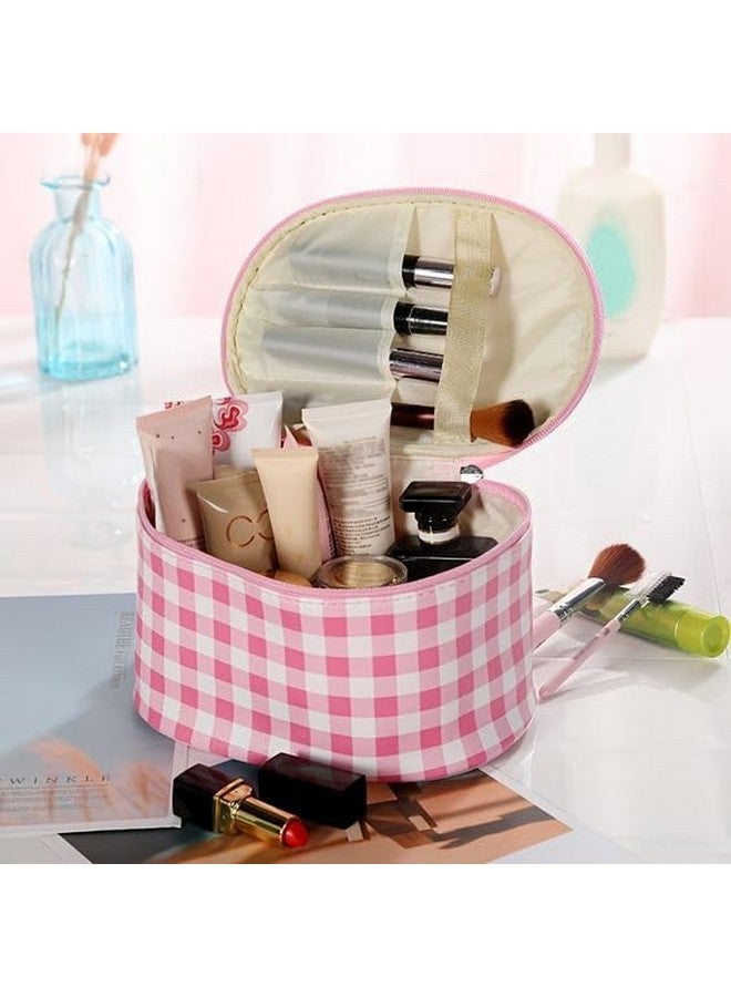 Plenteous Cosmetic and Jewelry Storage Case Set - Waterproof PU Leather Floral Makeup Bag, Large Capacity Toiletry Organizer for Women, Home and Travel Use (2PCS, Multicolor) - Image 3