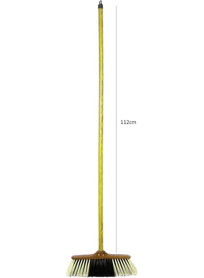 Royal Apex Sweeping Broom Brush With Handle Soft Bristle Multipurpose Cleaning Tool For Indoor/Outdoor Home Kitchen Patio Etc - Image 2