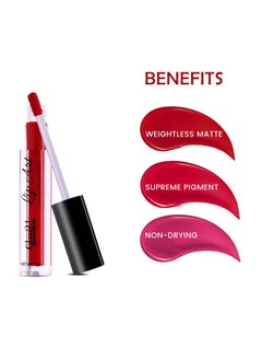 Glam 21 Glam21 Lip Art Nontransfer Matte Liquid Lipstick Lightweight & Longlasting Waterproof & Smudgeproof 3 Gm Cat Fight15  - Image 3