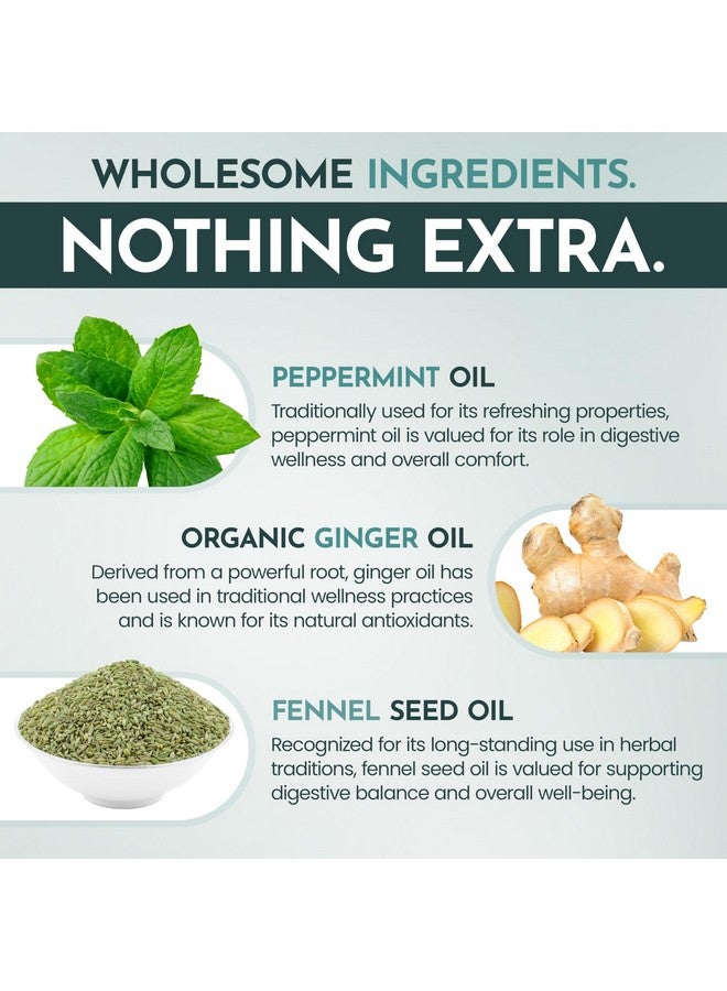 Maxi Health كبسولات زيت النعناع من ماكسي هيلث | حبوب زيت النعناع مع الزنجبيل العضوي والشمر | كبسولة إطلاق مؤجل | مكمل النعناع لدعم الهضم والغثيان والغازات والانتفاخ والجهاز الهضمي (60 كبسولة) - Image 5
