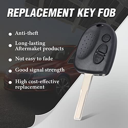 Keymall Remote Head Key Fob with Chip Replacement 304MHz for Pontiac GTO 2004 2005 2006 FCC ID:QQY8V00GH40001 PN: 92123129 3 Buttons - Image 5