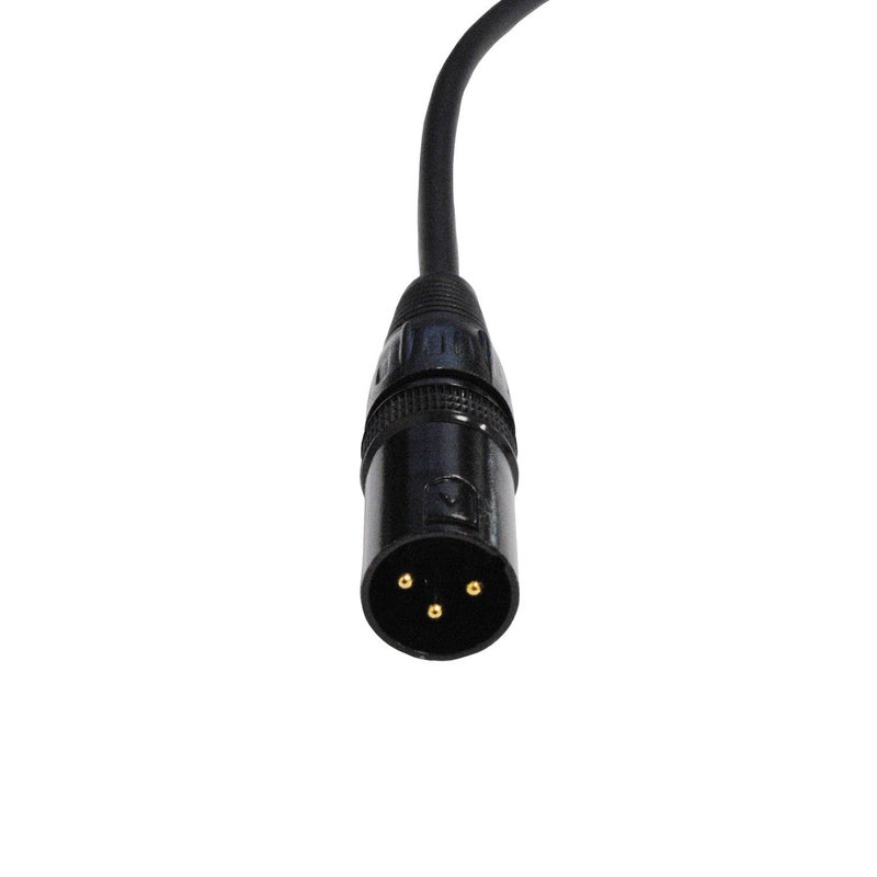 AUDIO 2000'S كابل صوت 2000s E14101P2 1/4" TRS بزاوية قائمة إلى XLR ذكر 1 قدم (عبوة 2)  - Image 3