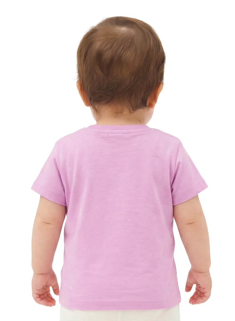 ايكو Infant Girls Bio-Wash Cotton Interlock Printed T-Shirt – Stay Cool Apple Design