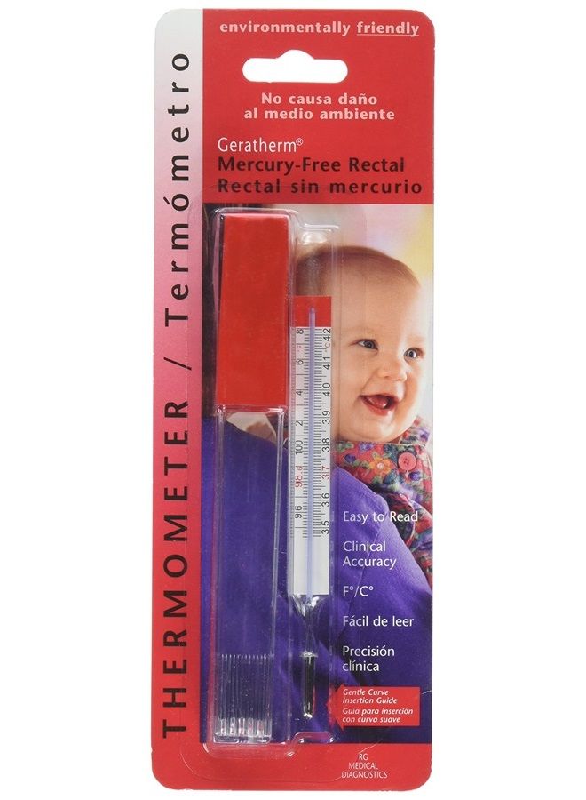 Ever Ready First Aid Geratherm Mercury Free Rectal Thermometer for Temperature Measurement - Image 1