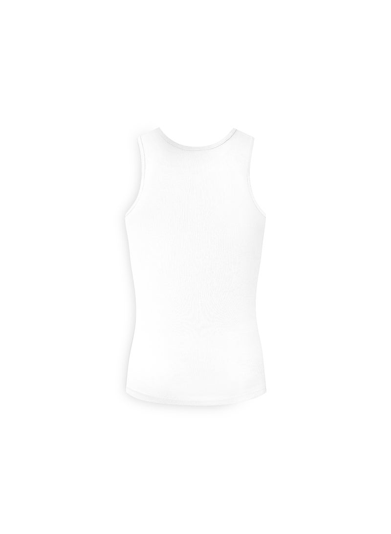 Mariposa Women's Cotton Vest White  2 Pack - Image 5