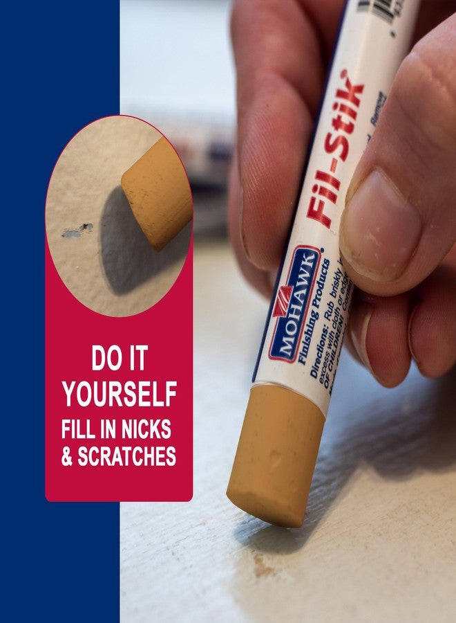 M MOHAWK MOHAWK Finishing Products Fill Stick (Fil-Stik) Putty Stick for Wood Repair (Light Golden Oak)- Rub On Semi-Soft Wax Filler Stick - Image 4