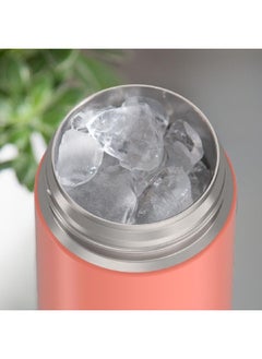THERMOS Funtainer Vacuum Insulated Double Wall Stainless Steel Water Bottle with Spout Apricot 16oz F41101AP6  - Image 5