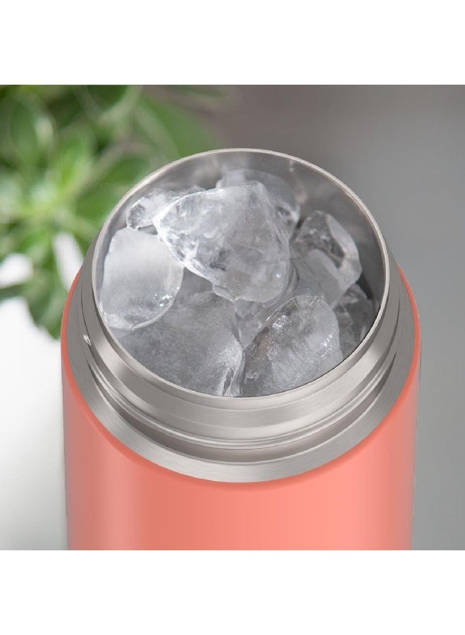 THERMOS Funtainer Vacuum Insulated Double Wall Stainless Steel Water Bottle with Spout Apricot 16oz F41101AP6 - Image 5