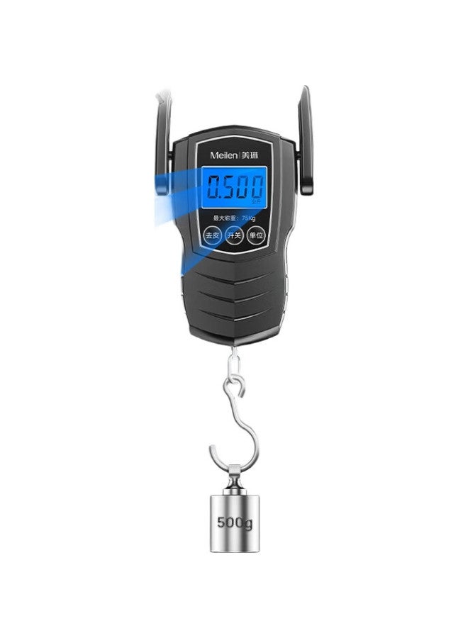 Meilen Portable Handheld Electronic Scale, Commercial High-Precision Luggage Scale, Express Delivery Home Use, 75Kg Spring Handheld Scale - Image 1