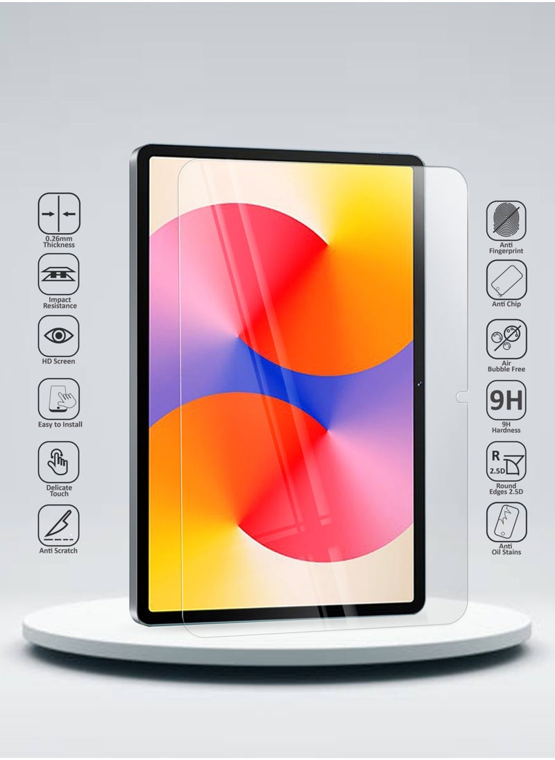 Wtech - Huawei MatePad SE 11 2024 11 Inch 9H Ultra HD Tempered Glass Screen Protector (TSG9CN) - Clear - Image 1