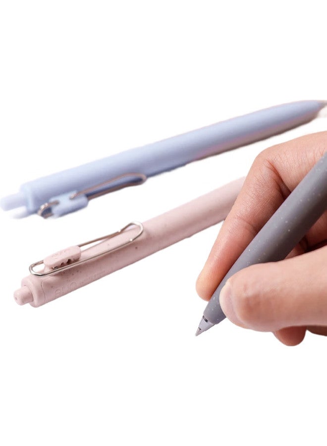 Uni Mitsubishi (Uni) Umn-Sft Mini F2Nd Generation Earth Texture Series 0.5Mm Retractable Gel Pen For Finance, Office, And Student Use, Ice River - Image 1