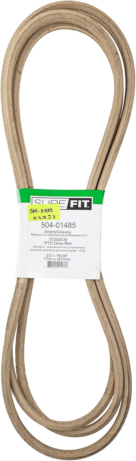Surefit SureFit 18412 PTO Belt Replacement for Ariens Gravely 07200030 ProMaster PM252H PM260M PM260H PM272H PM260MXDZ - Image 1