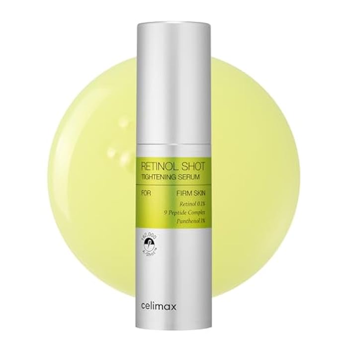 celimax The Vita A Retinol Shot Tightening Serum | with Pure Vitamin A Retinol, Peptide, Pore Minimizer, Wrinkles & Fine Lines, Firmer Skin, Anti-Aging, Skin Smoothing 30ml - Image 1