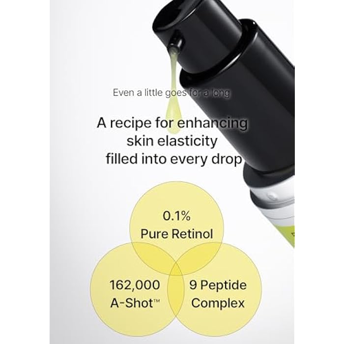 celimax The Vita A Retinol Shot Tightening Serum | with Pure Vitamin A Retinol, Peptide, Pore Minimizer, Wrinkles & Fine Lines, Firmer Skin, Anti-Aging, Skin Smoothing 30ml - Image 5