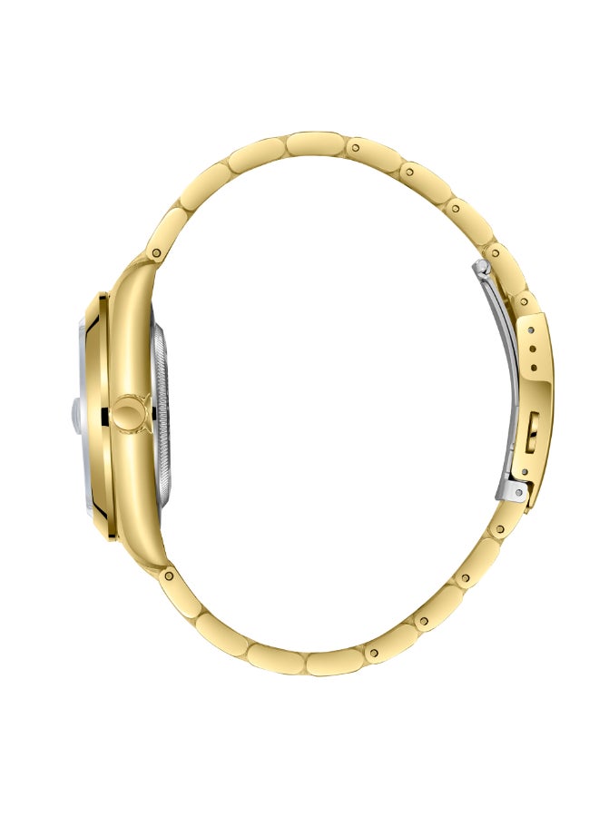 سلازنجر ساعة يد رجالية معدنية بعقارب - Image 3