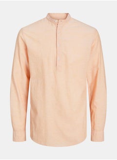 Mandarin Collar Half Placket Shirt with Long Sleeves - pzsku/ZD4A049BBE9542E6EBE5FZ/45/1741263324/8efeb1c9-aad7-41b6-af9d-1936ac7d547e