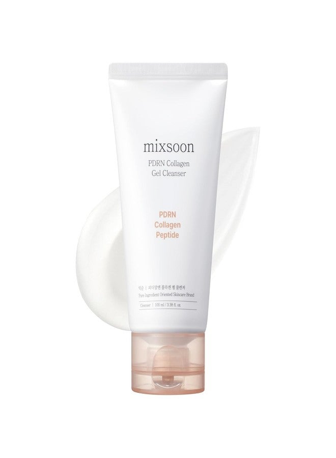 mixsoon PDRN Collagen Gel Cleanser - Deep Pore Cleansing, Lightweight Daily Gel Cleanser for All Skin Types 100ml / 3.38 fl.oz. Korean Glass Skin Care - Image 1