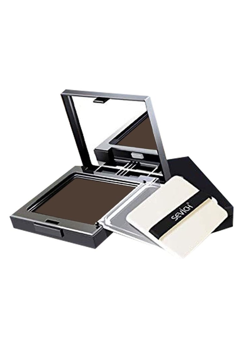 Sevich Hair Shadow Fiber Hair Root Concealer Covering White Hair Waterproof Lasting & Portable Hairline Replacement Keratin Fiber Concealer for Men & Women 12g (Coffee) - Image 1