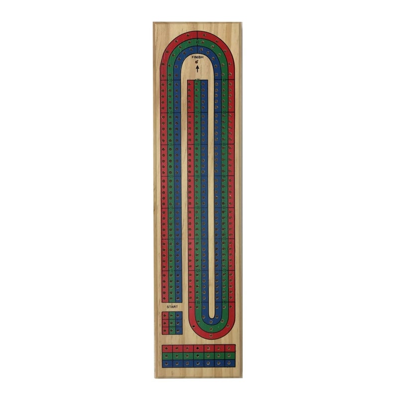 Front Porch Classics Solid Wood Cribbage Card Game 53705 - Image 3