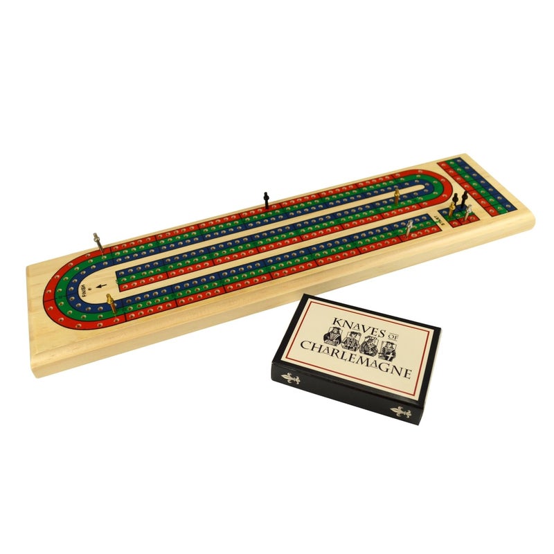 Front Porch Classics Solid Wood Cribbage Card Game 53705 - Image 2