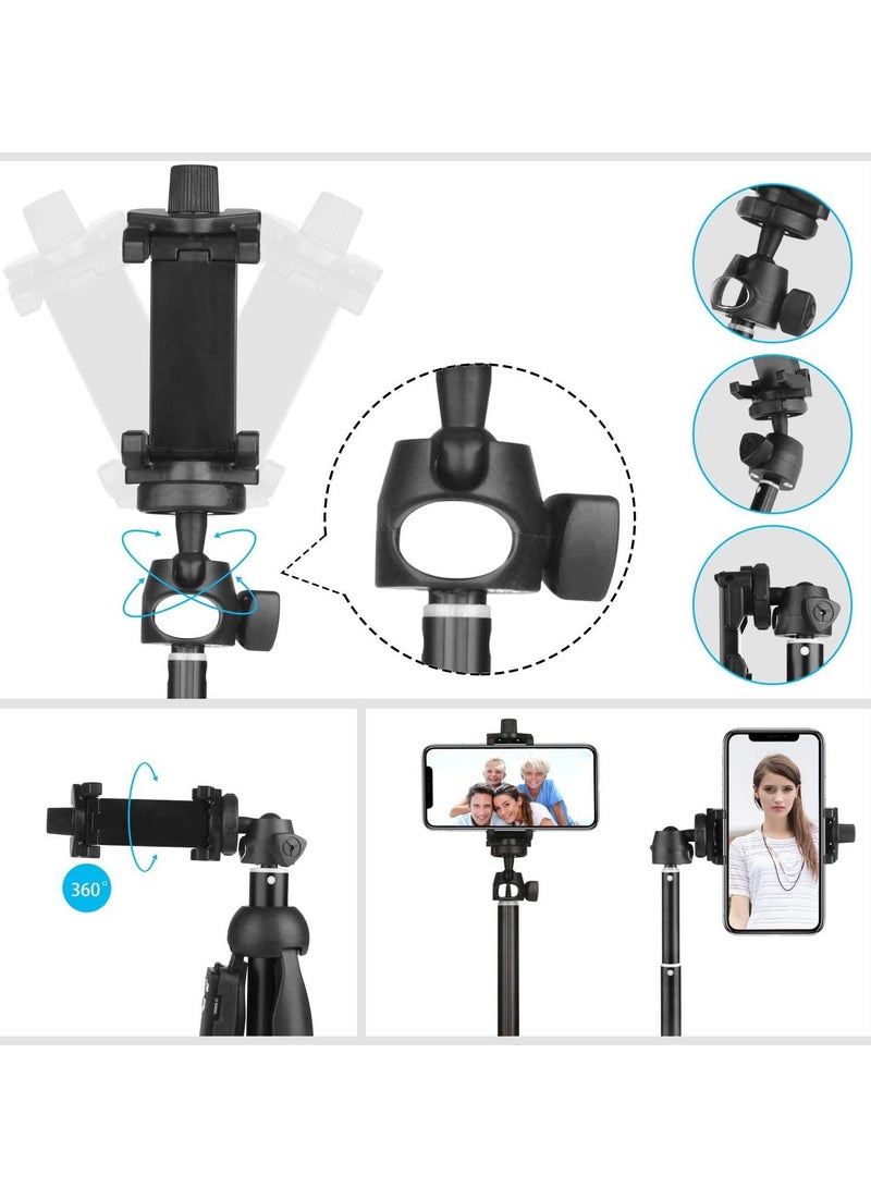 Selfie Stick Tripod,Extendable Portable Selfie Stick with Bluetooth Wireless Remote and Tripod Stand for iOS and Android(40inch) - Image 3