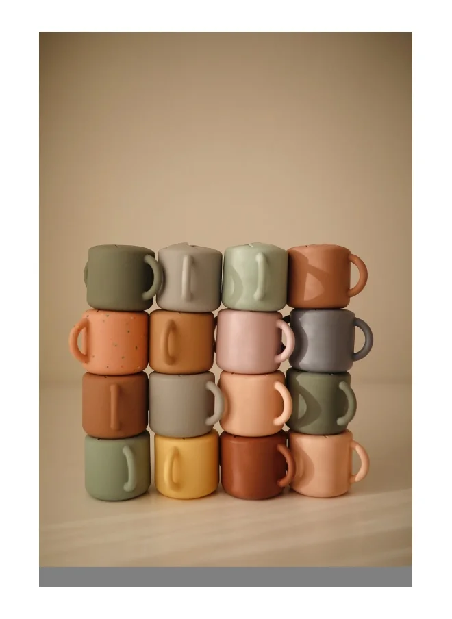 mushie Silicone Snack Cup Stone