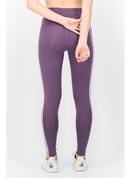 Adidas Women Tight Fit 7/8 Training Leggings, Shadow Violet  - Image 2
