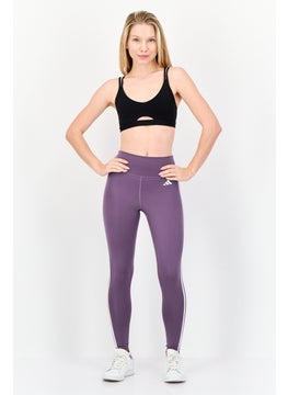 Adidas Women Tight Fit 7/8 Training Leggings, Shadow Violet  - Image 3