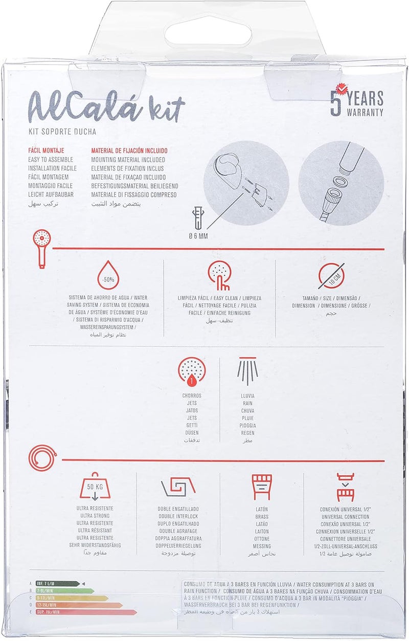 Tatay Alcala Chrome Shower Kit - Image 3