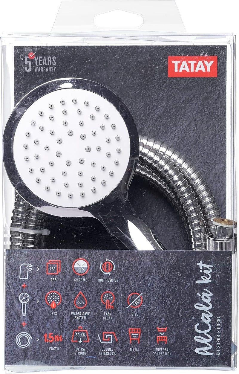 Tatay Alcala Chrome Shower Kit - Image 2