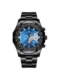 FNGEEN FNGEEN Waterproof Quartz Watch with Large Dial, Oversized Date Display, Metal Case, 46.8mm Dial, and 30m Water Resistance  - Image 1