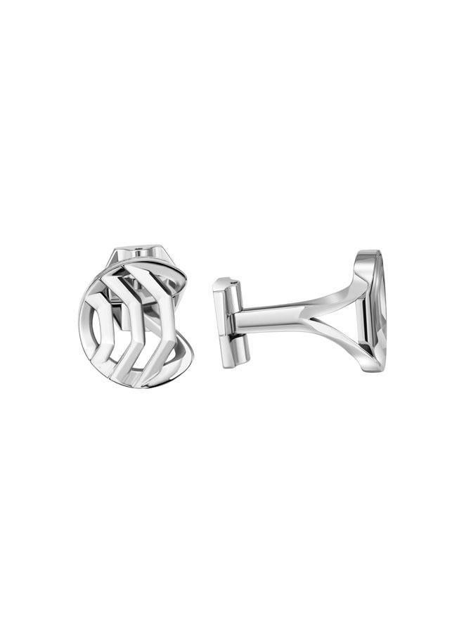 McLaren Stainless Steel Cutouts Style Cufflinks - Image 2