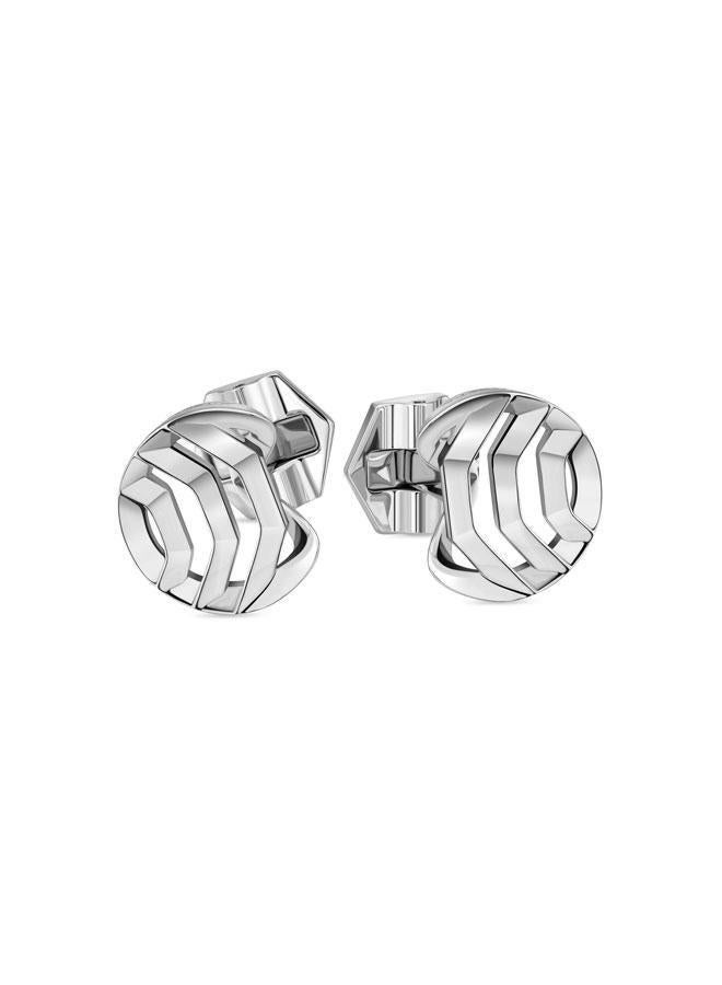 McLaren Stainless Steel Cutouts Style Cufflinks - Image 1