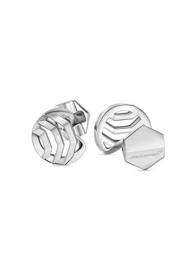 McLaren  Stainless Steel Cutouts Style Cufflinks for Men | Best Price UAE