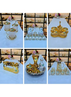 Damanhoor Elegant Home Set Tea & Coffee Set Water Set Bakhoor Burner Bowls & Sweet Dish Collection 